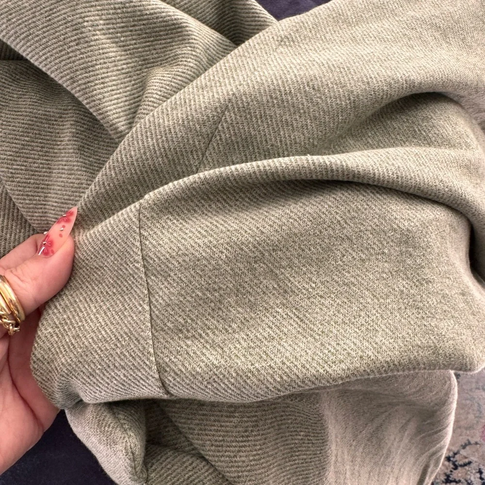Maurices Light Gray Open Front Cardigan/Jacket